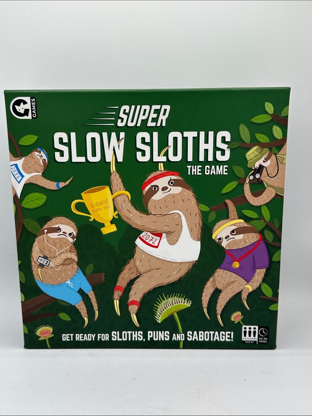 Super Slow Sloths humorous family board game